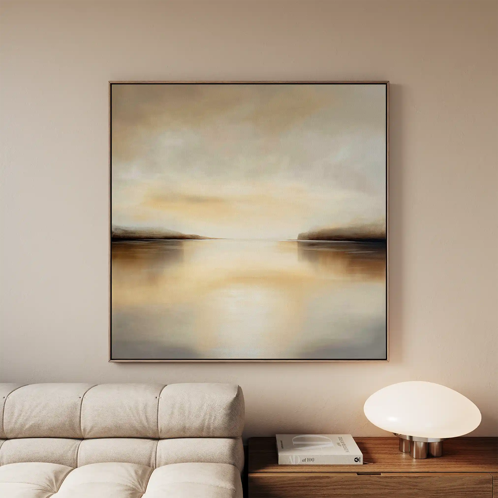 Abstract 1259 Canvas Art 60 x 60 cm / Stretched on hidden frame