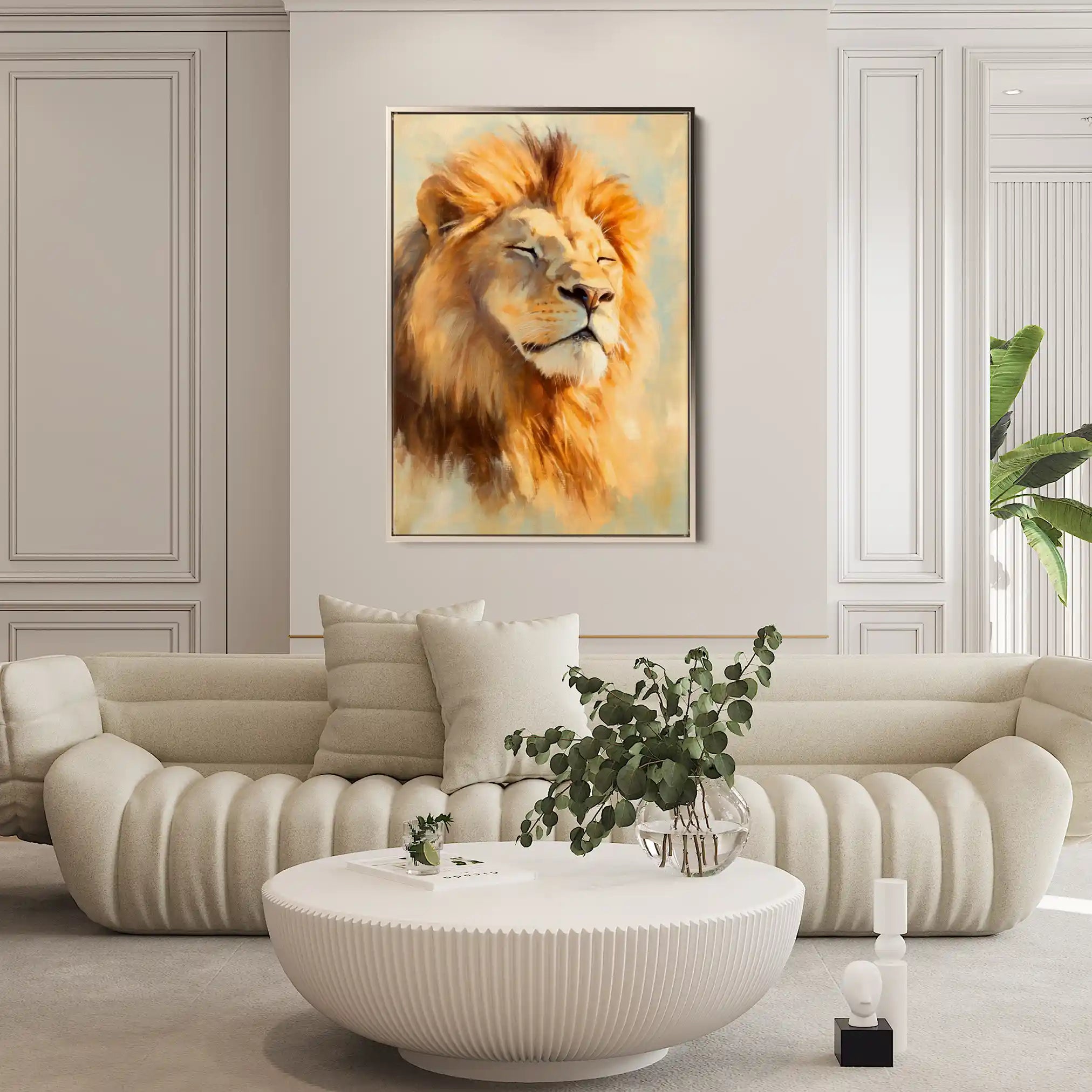 Animals 126 Canvas Art 90 x 60 cm / Stretched on hidden frame
