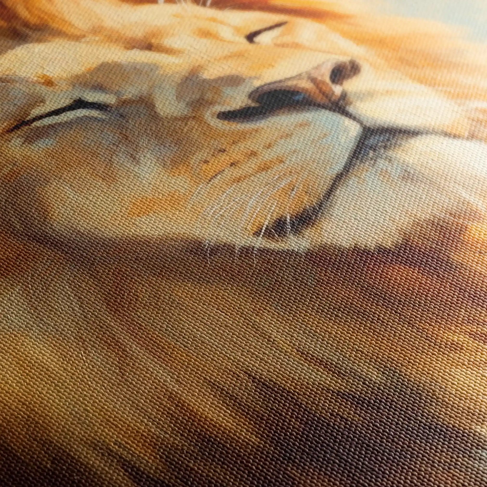 Animals 126 Canvas Art 90 x 60 cm / Stretched on hidden frame