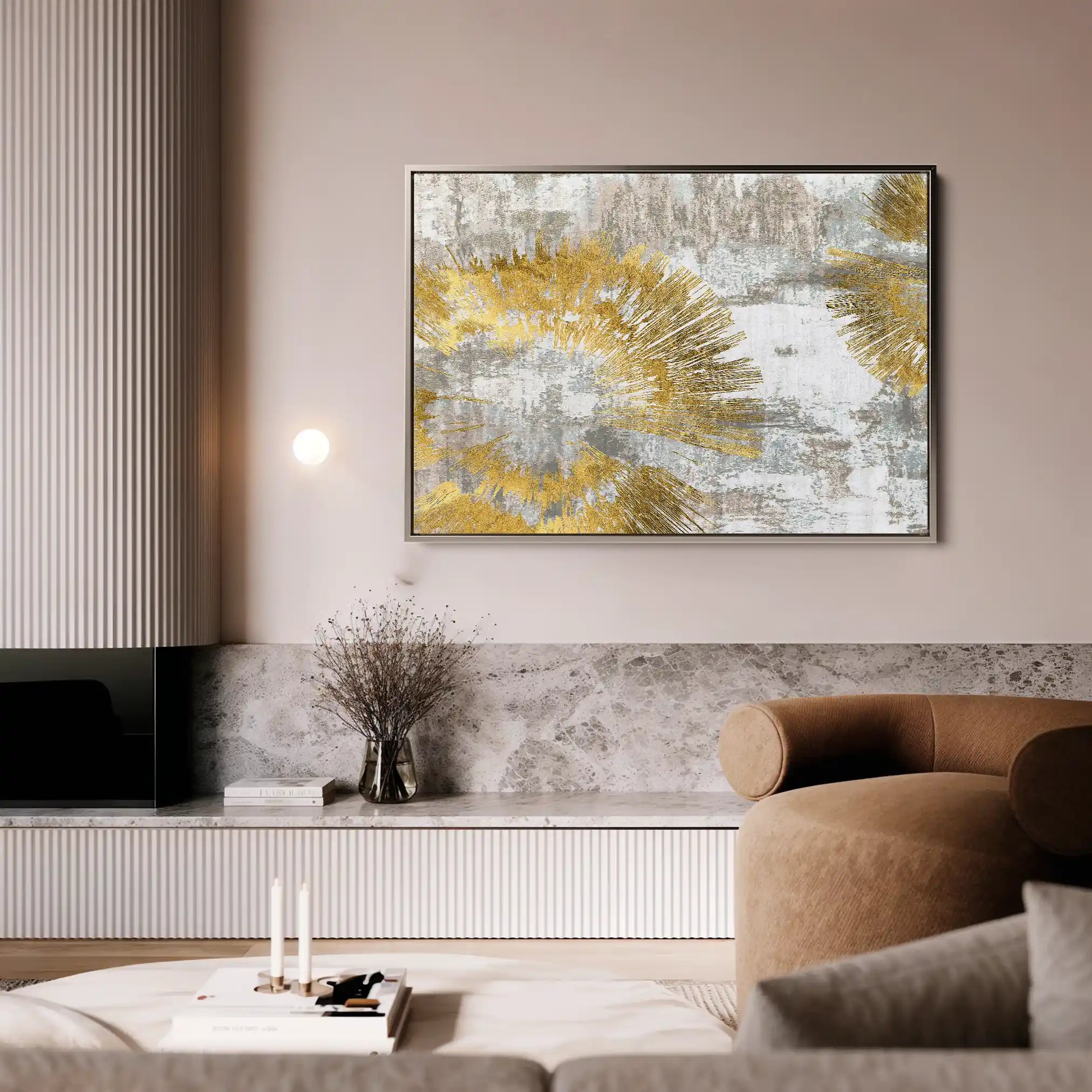 Abstract 126 Canvas Art 60 x 40 cm / Stretched on hidden frame