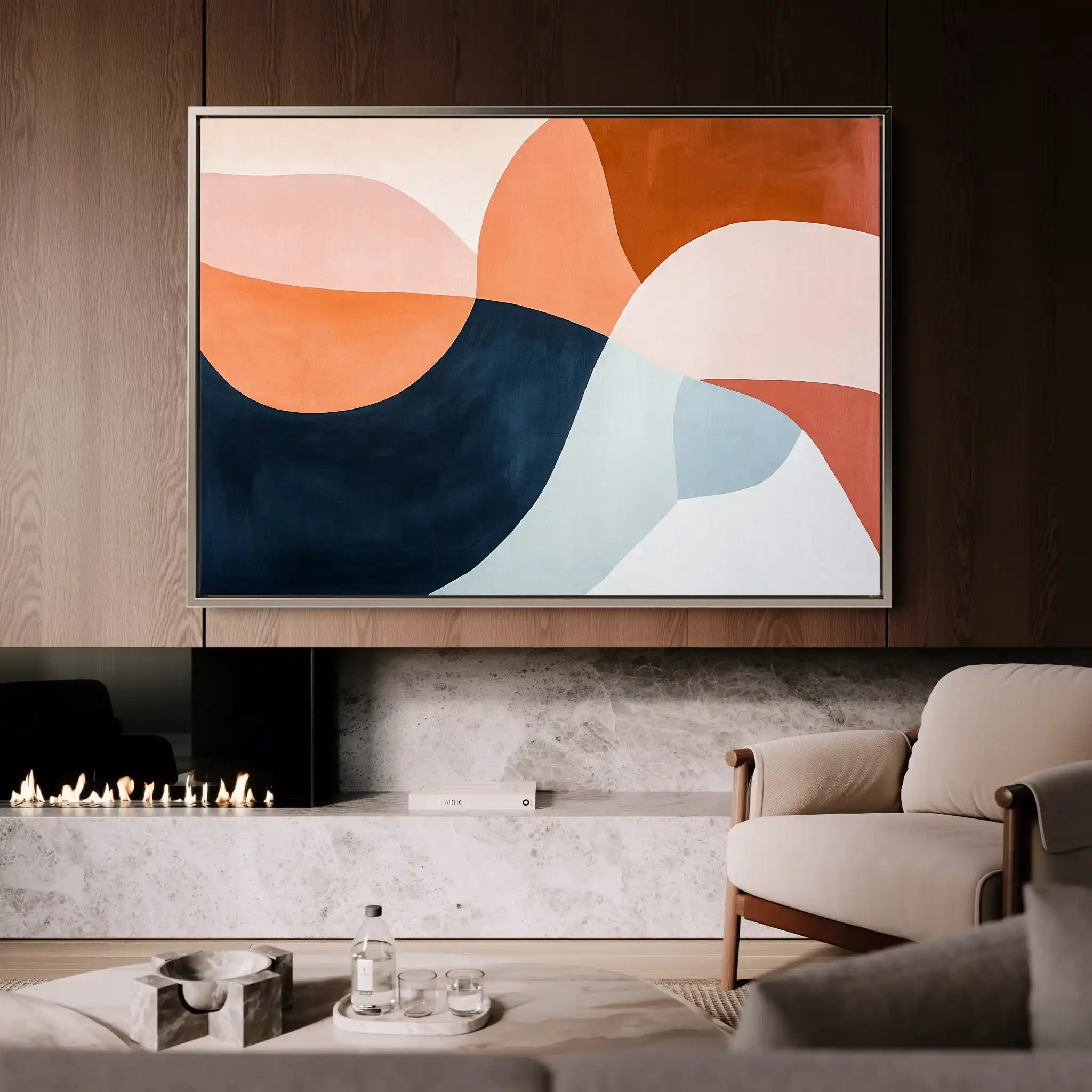 Boho 126 Canvas Art 90 x 60 cm / Stretched on hidden frame