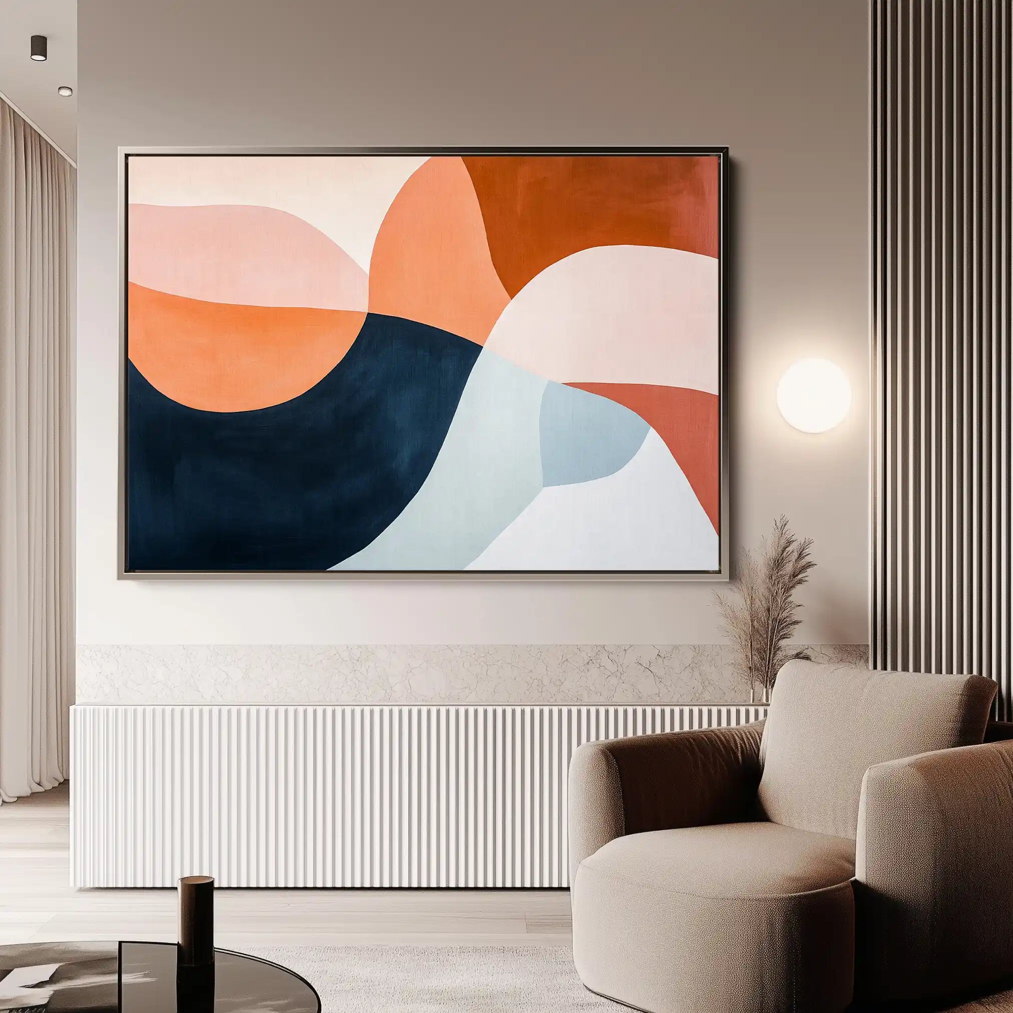 Boho 126 Canvas Art 90 x 60 cm / Stretched on hidden frame