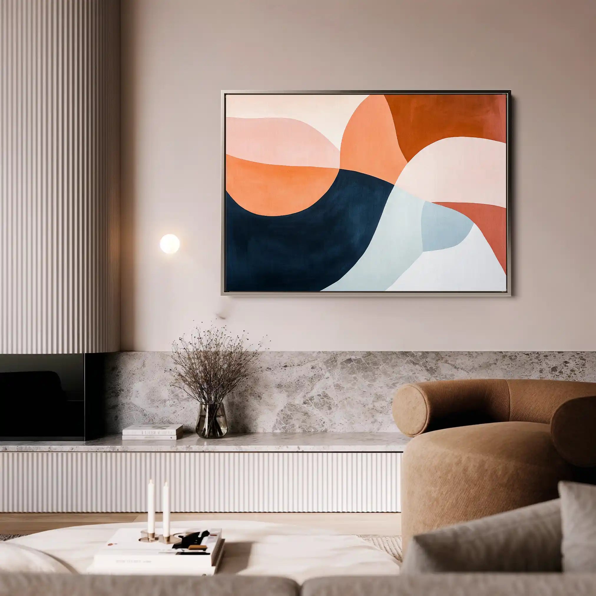 Boho 126 Canvas Art 90 x 60 cm / Stretched on hidden frame