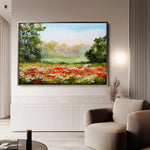 Landscape 126 Canvas Art 90 x 60 cm / Stretched on hidden frame