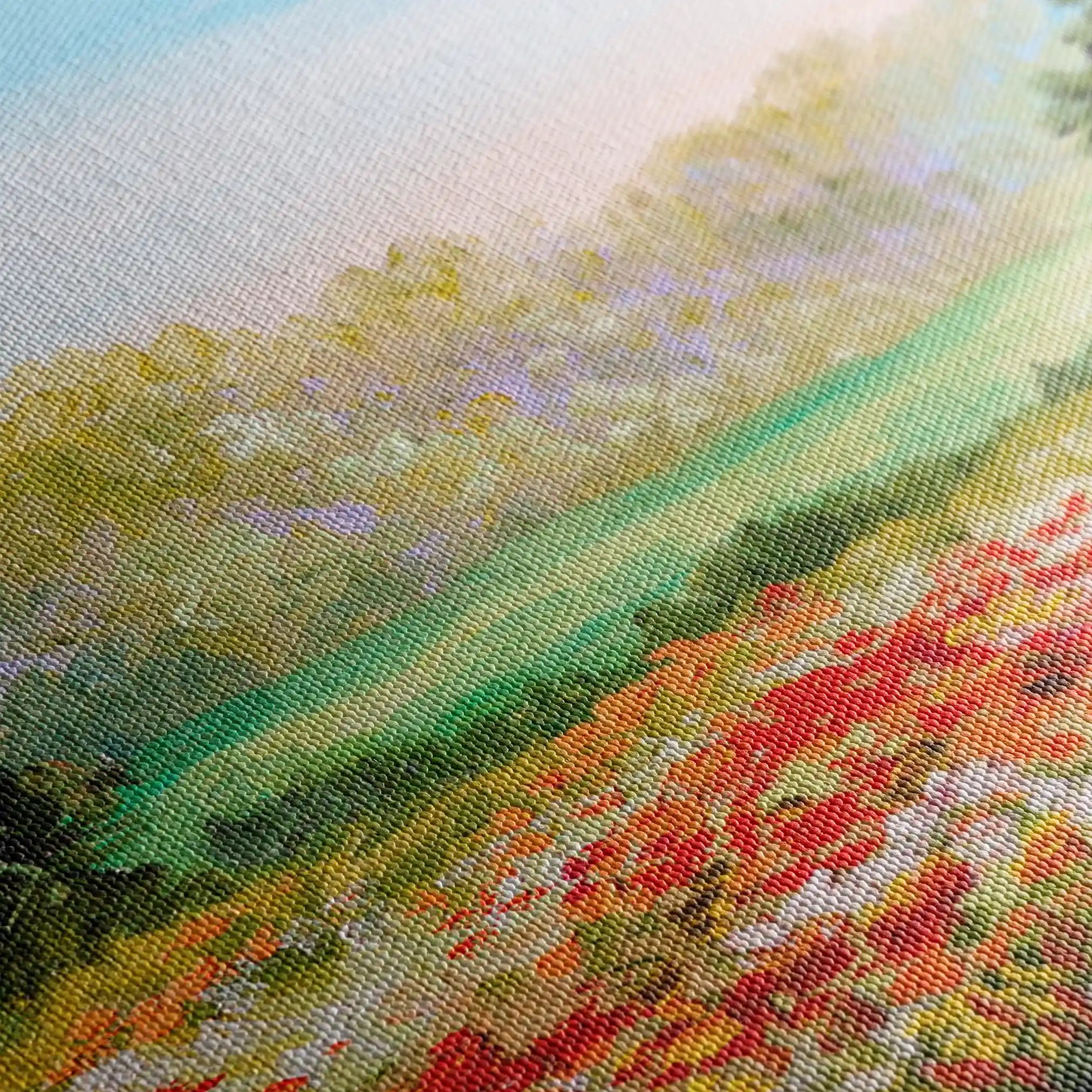 Landscape 126 Canvas Art 90 x 60 cm / Stretched on hidden frame