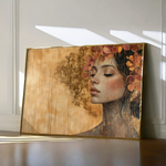 Portrait 126 Canvas Art 90 x 60 cm / Stretched on hidden frame