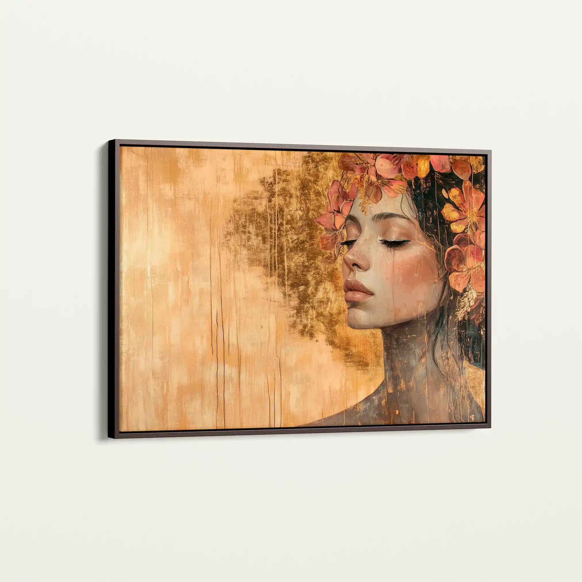 Portrait 126 Canvas Art 90 x 60 cm / Stretched on hidden frame