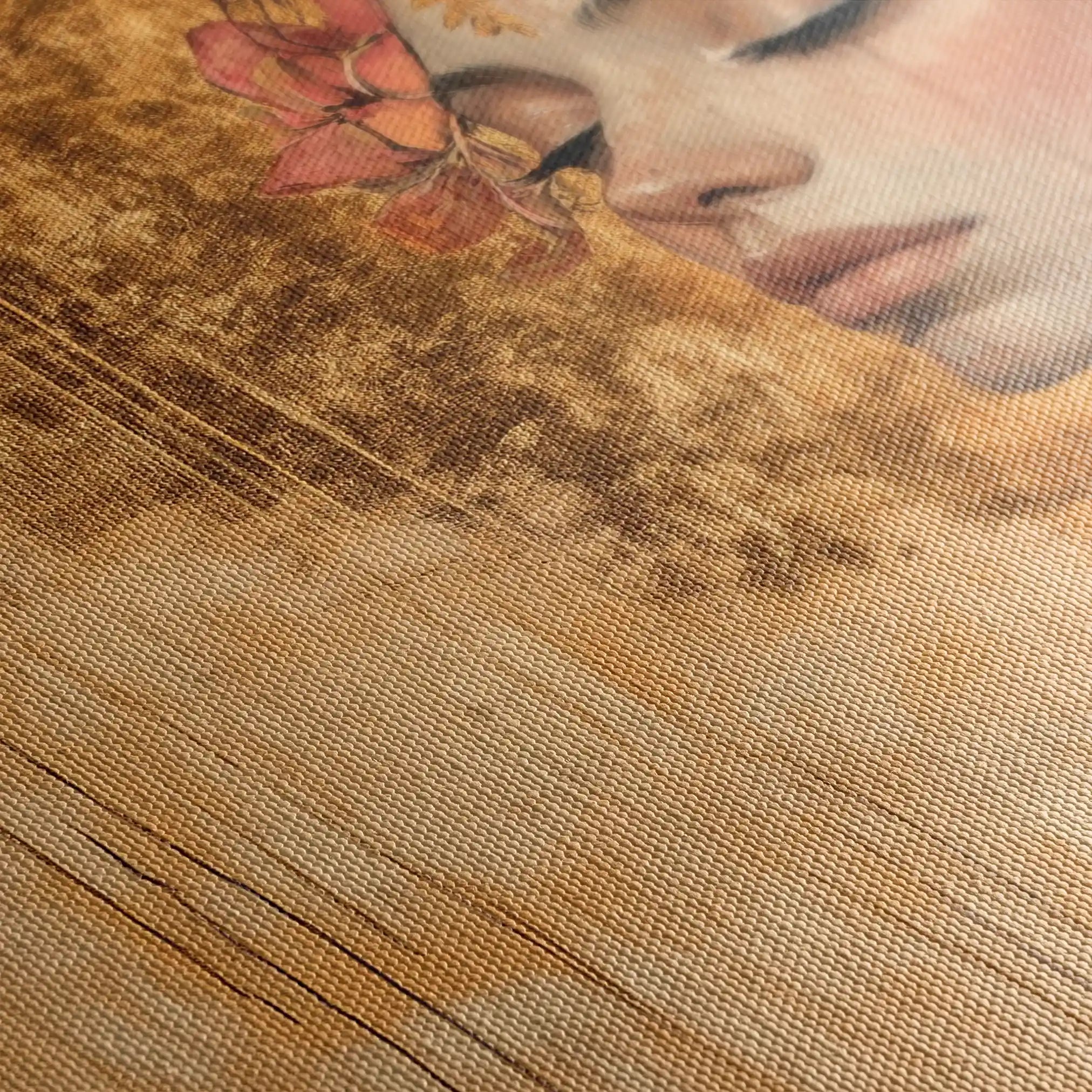 Portrait 126 Canvas Art 90 x 60 cm / Stretched on hidden frame