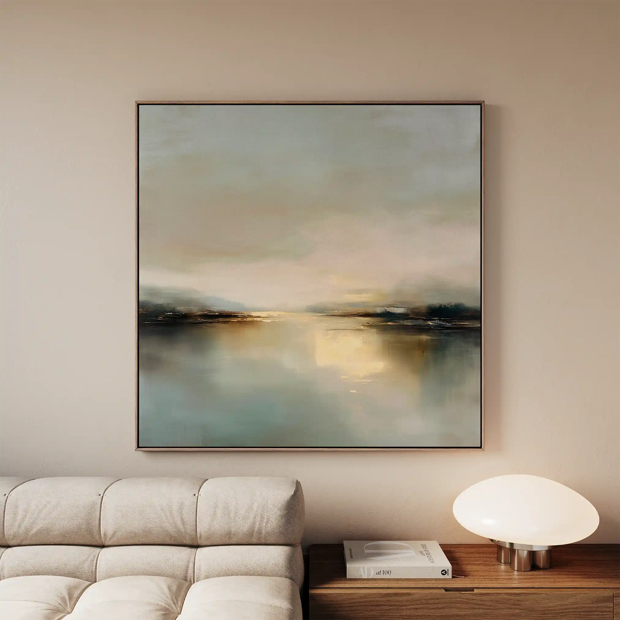 Abstract 1260 Canvas Art 60 x 60 cm / Stretched on hidden frame