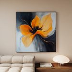 Floral Canvas Wall Art WAD1261-F 80 x 80 cm / Stretched on hidden frame