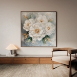 Floral Canvas Wall Art WAD1262-F 80 x 80 cm / Stretched on hidden frame