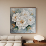 Floral Canvas Wall Art WAD1262-F 80 x 80 cm / Stretched on hidden frame