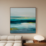 Abstract 1264 Canvas Art 60 x 60 cm / Stretched on hidden frame
