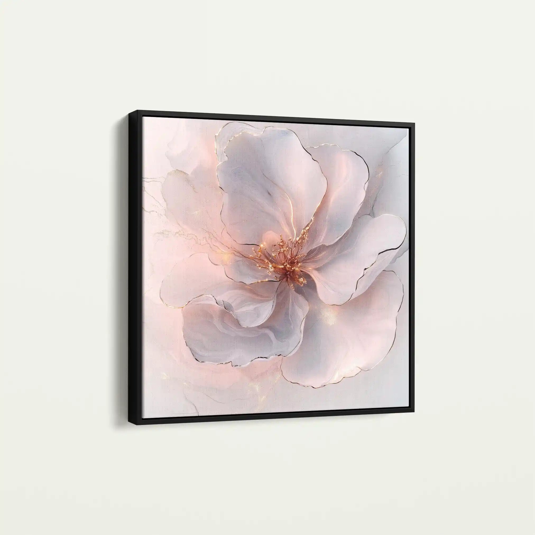 Floral Canvas Wall Art WAD1264-F 80 x 80 cm / Stretched on hidden frame