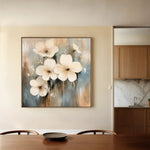 Floral Canvas Wall Art WAD1265-F 80 x 80 cm / Stretched on hidden frame