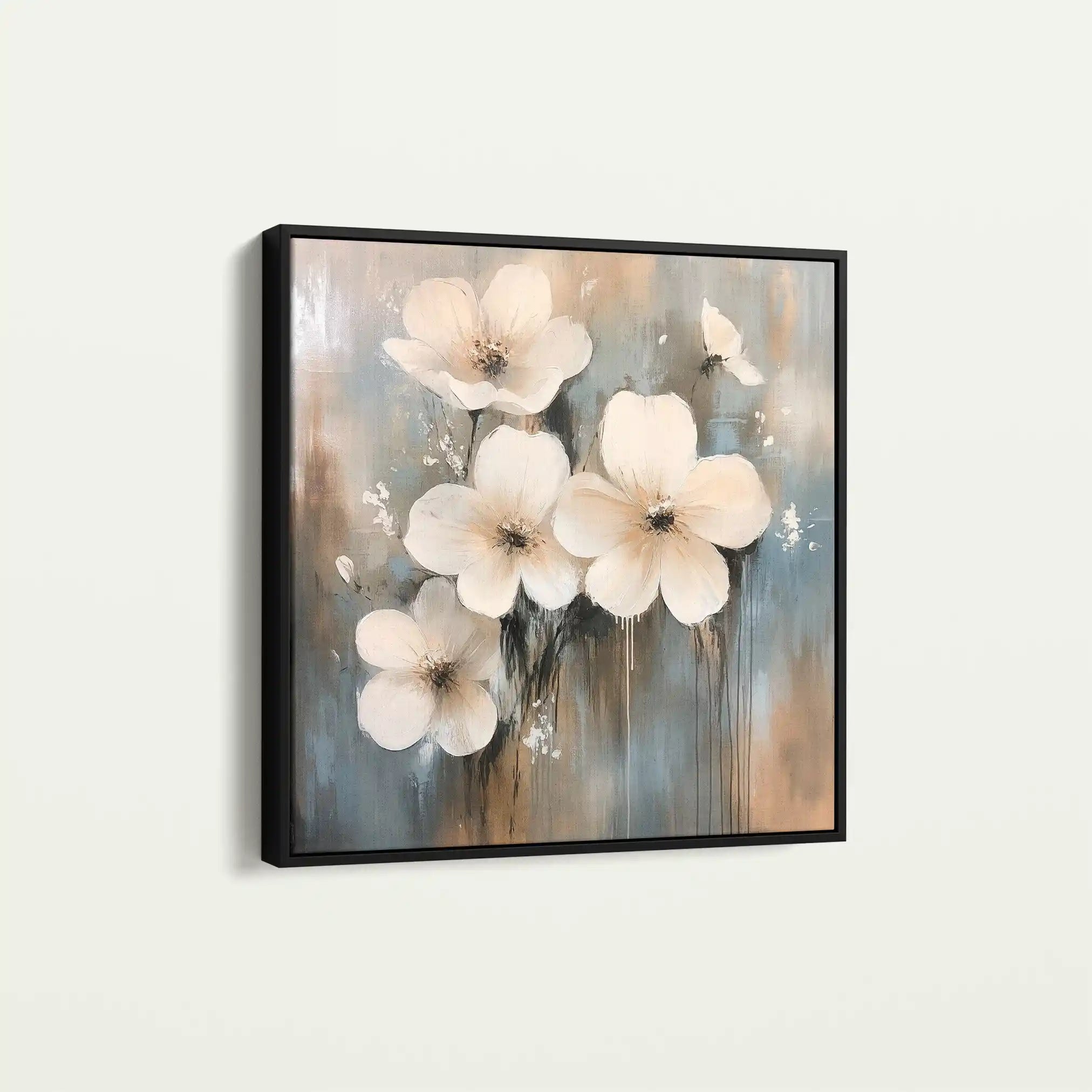 Floral Canvas Wall Art WAD1265-F 80 x 80 cm / Stretched on hidden frame