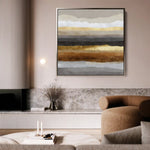 Abstract 1266 Canvas Art 60 x 60 cm / Stretched on hidden frame