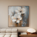 Floral Canvas Wall Art WAD1266-F 80 x 80 cm / Stretched on hidden frame