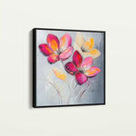 Floral Canvas Wall Art WAD1267-F 80 x 80 cm / Stretched on hidden frame