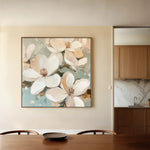 Floral Canvas Wall Art WAD1268-F 80 x 80 cm / Stretched on hidden frame