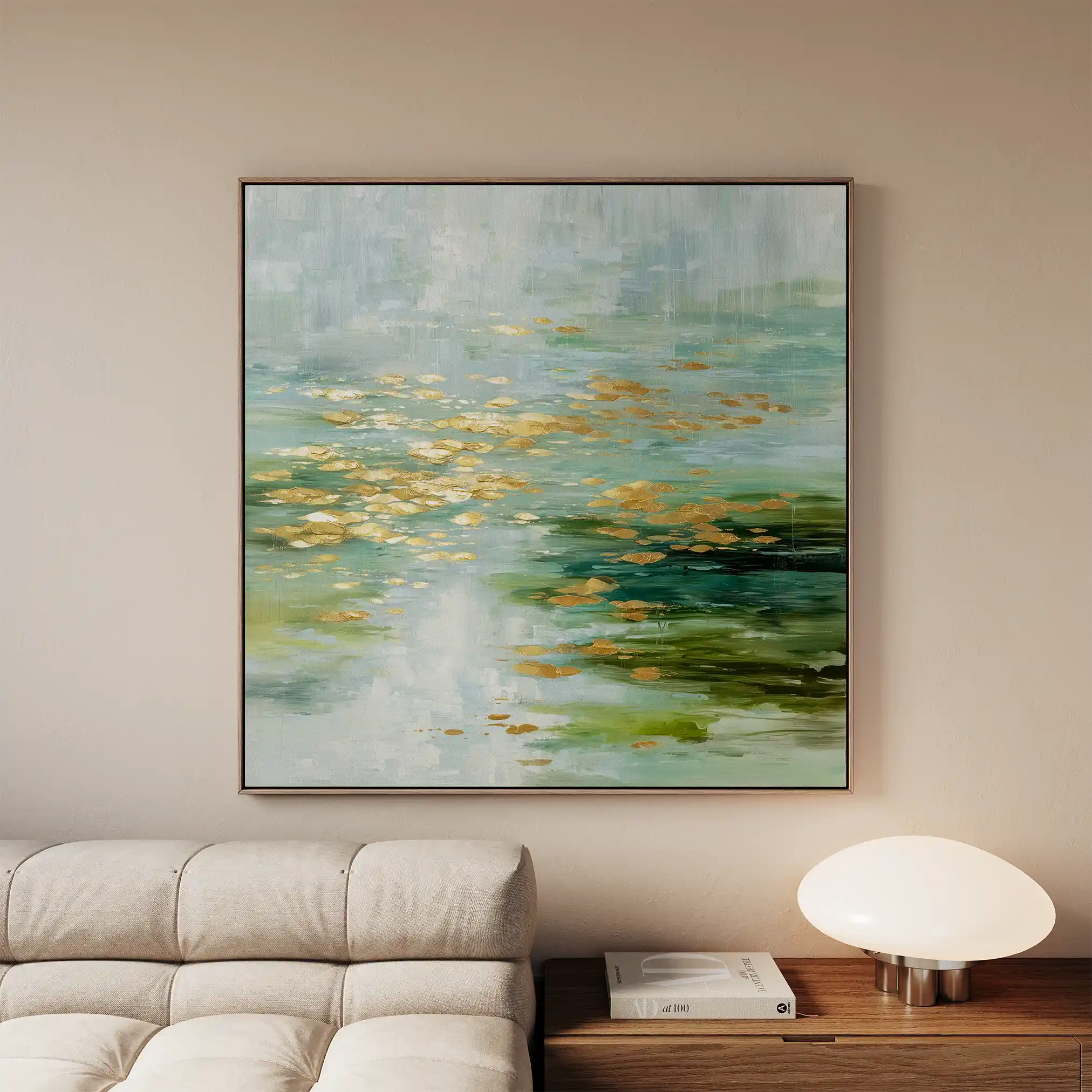 Abstract 1269 Canvas Art 60 x 60 cm / Stretched on hidden frame