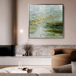 Abstract 1269 Canvas Art 60 x 60 cm / Stretched on hidden frame