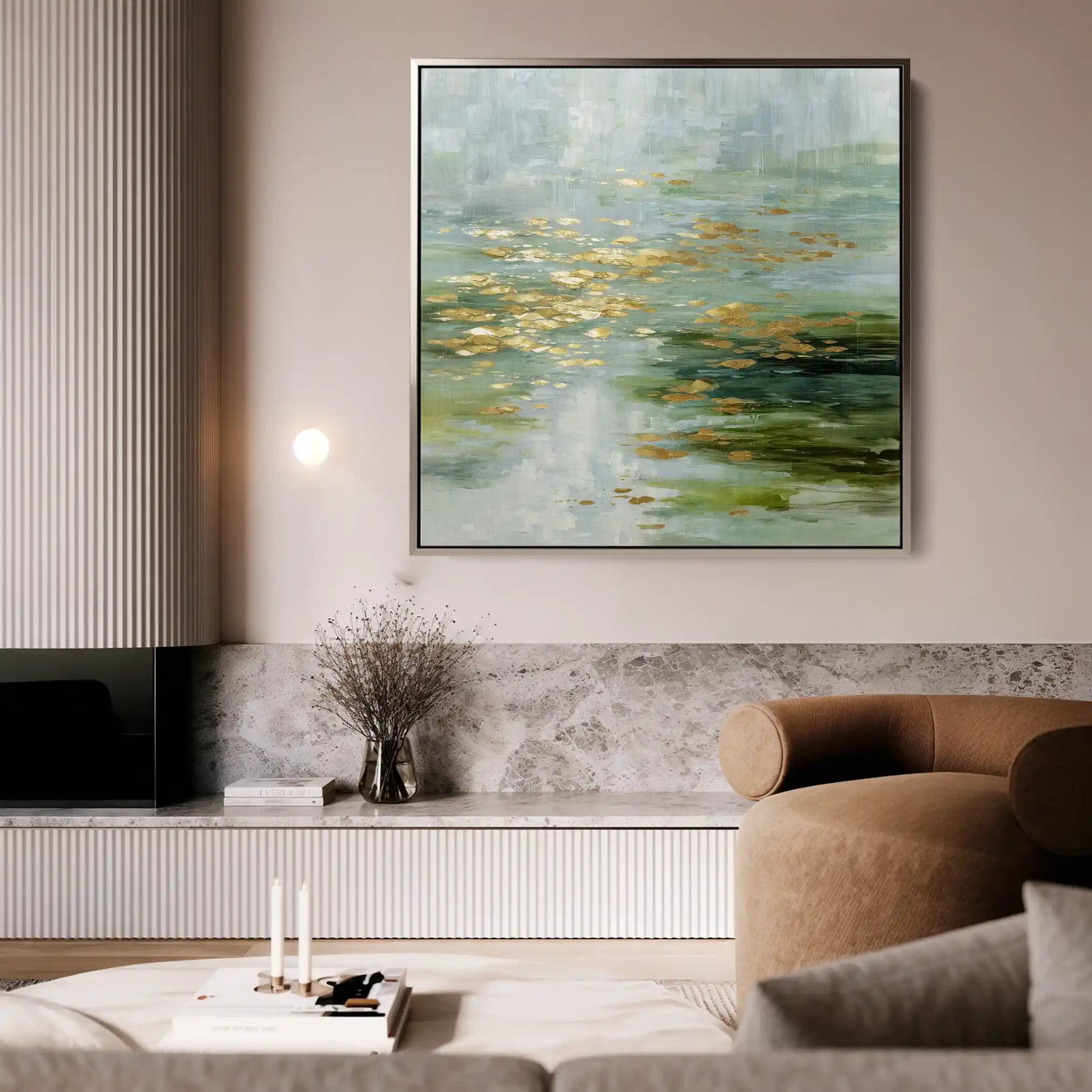 Abstract 1269 Canvas Art 60 x 60 cm / Stretched on hidden frame