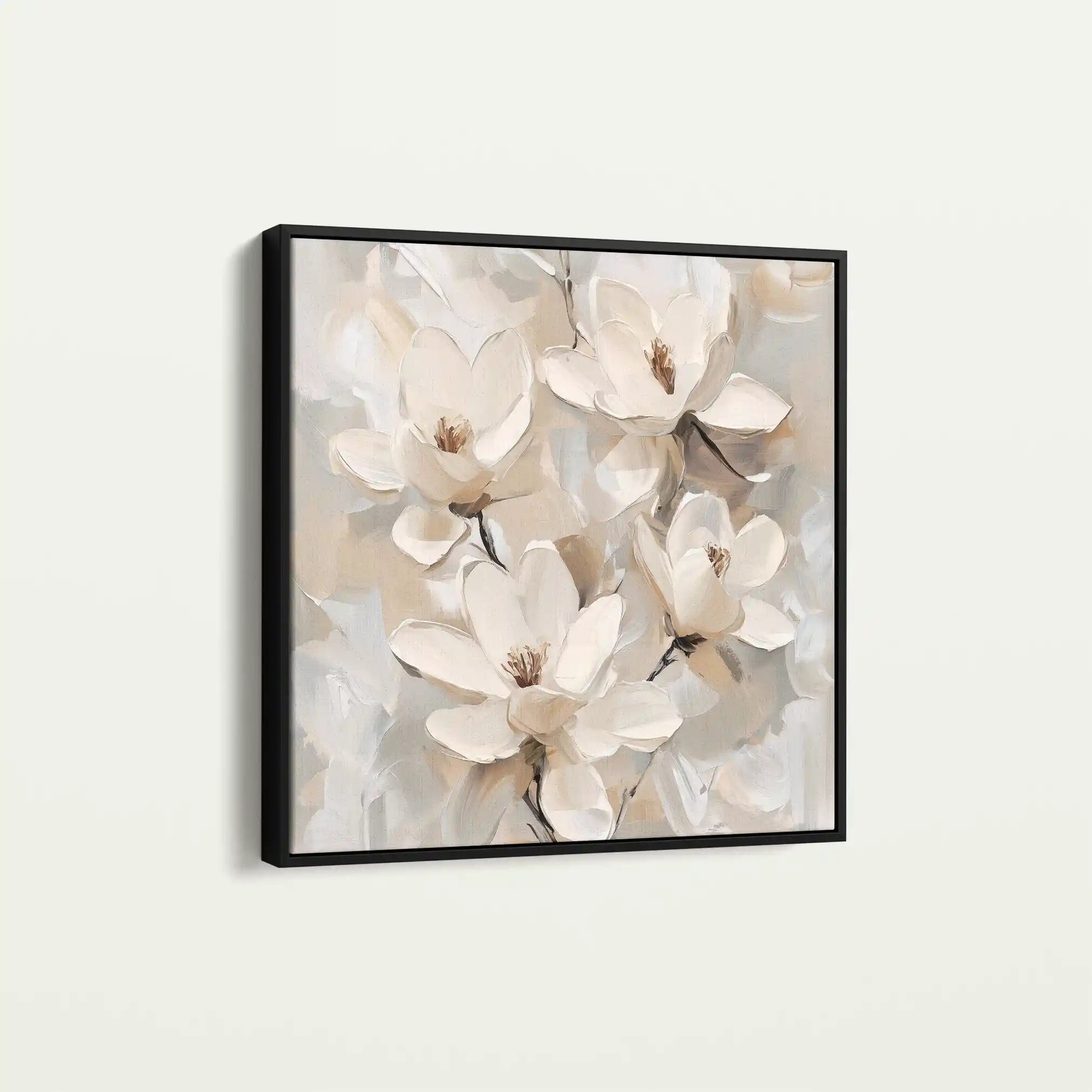 Floral Canvas Wall Art WAD1269-F 80 x 80 cm / Stretched on hidden frame