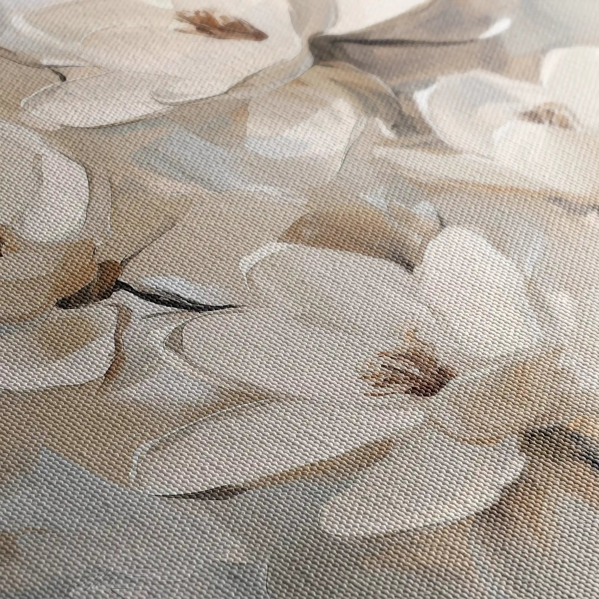 Floral Canvas Wall Art WAD1269-F 80 x 80 cm / Stretched on hidden frame