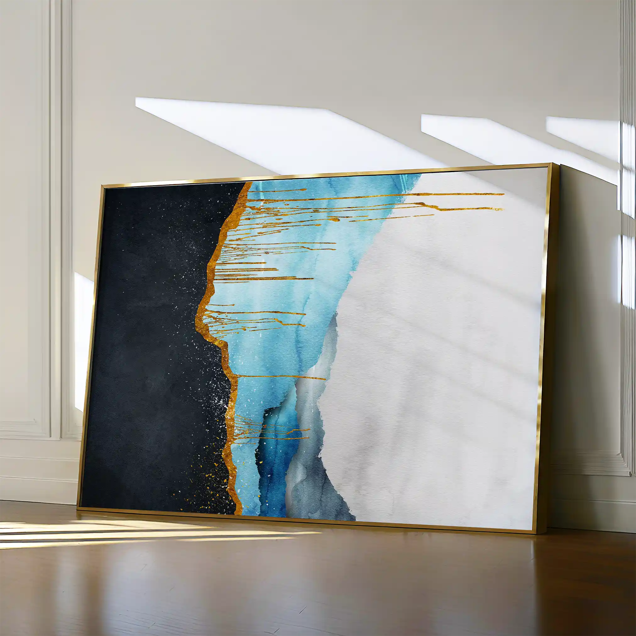 Abstract 127 Canvas Art 60 x 40 cm / Stretched on hidden frame