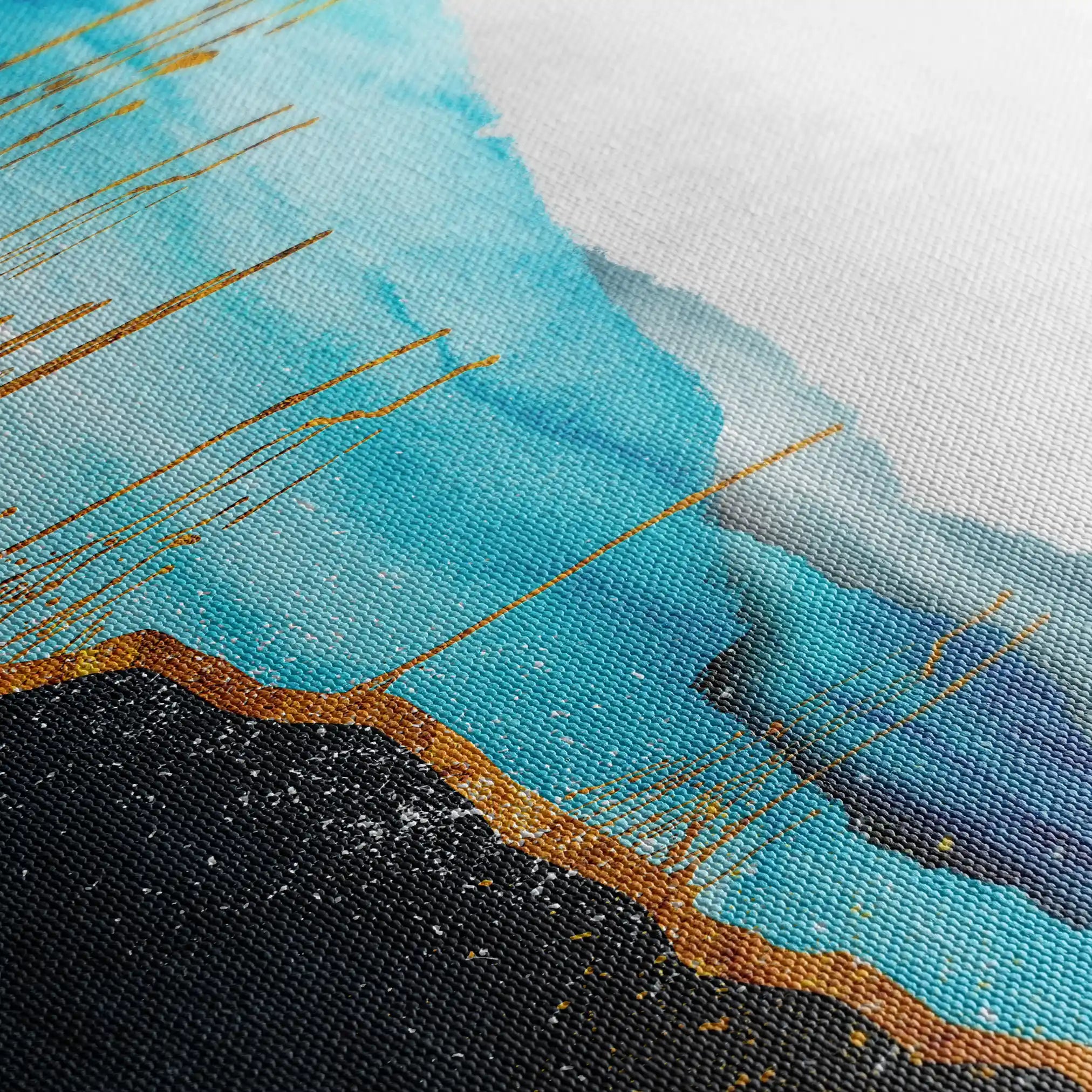 Abstract 127 Canvas Art 60 x 40 cm / Stretched on hidden frame