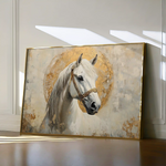 Horses 127 Canvas Art 90 x 60 cm / Stretched on hidden frame