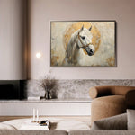 Horses 127 Canvas Art 90 x 60 cm / Stretched on hidden frame