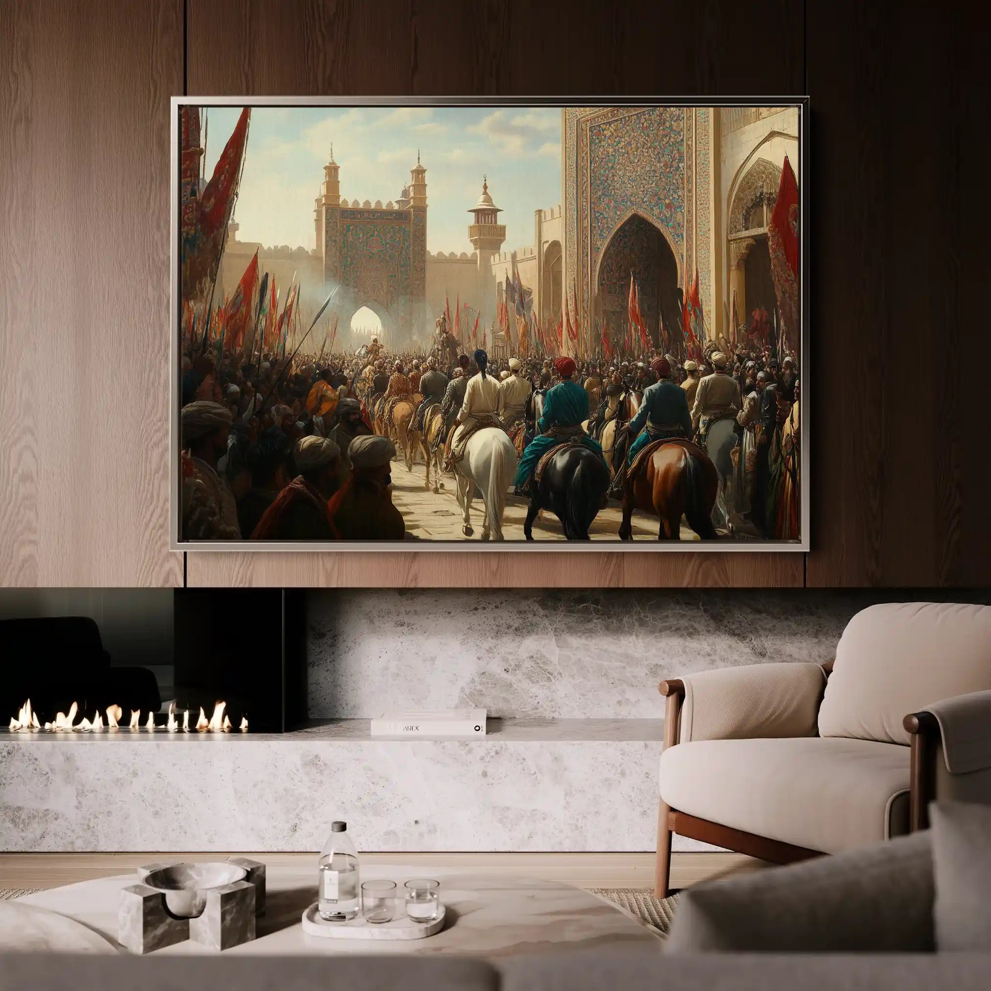 Orientalist 127 Canvas Art 90 x 60 cm / Stretched on hidden frame