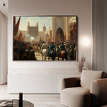 Orientalist 127 Canvas Art 90 x 60 cm / Stretched on hidden frame