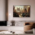 Orientalist 127 Canvas Art 90 x 60 cm / Stretched on hidden frame