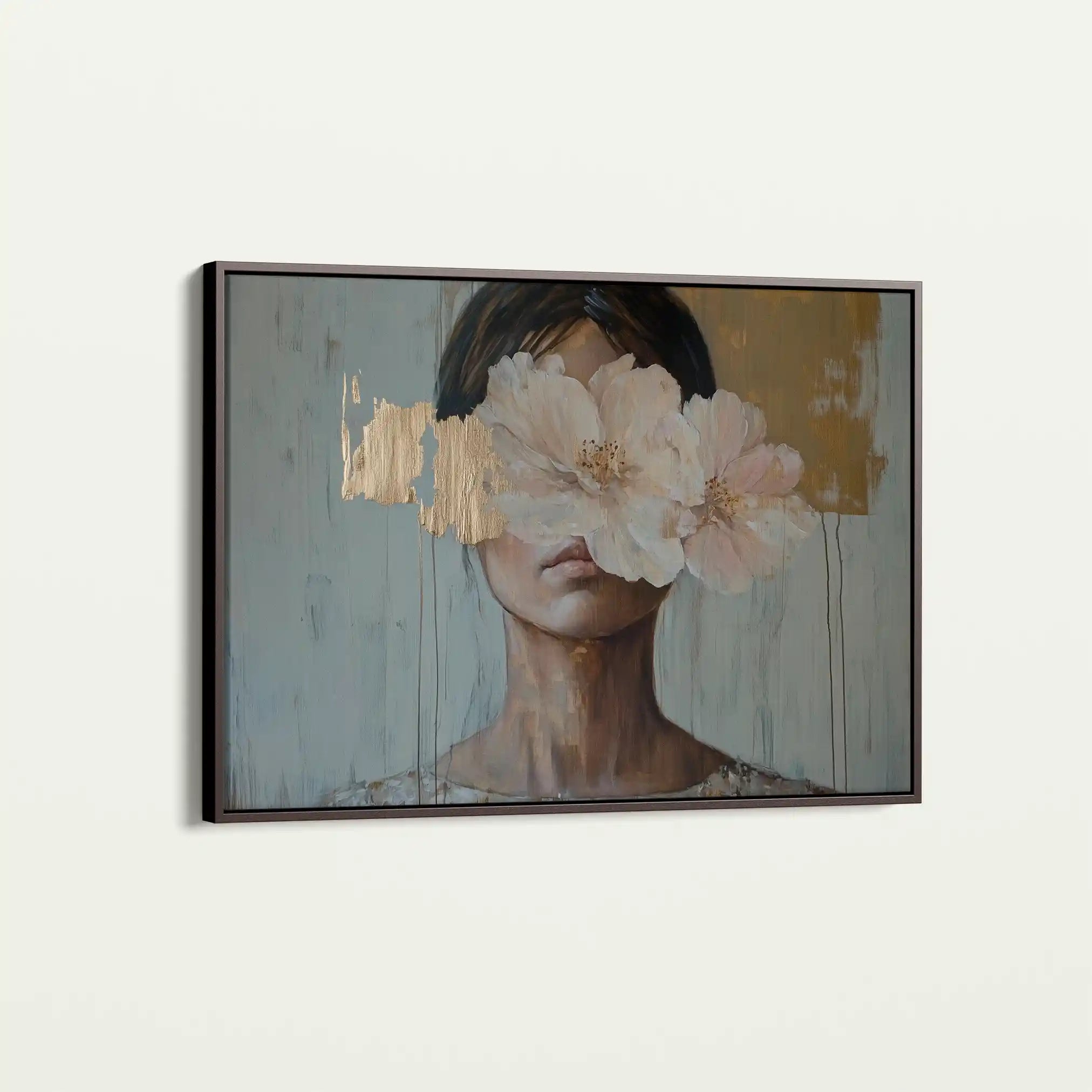 Portrait 127 Canvas Art 90 x 60 cm / Stretched on hidden frame