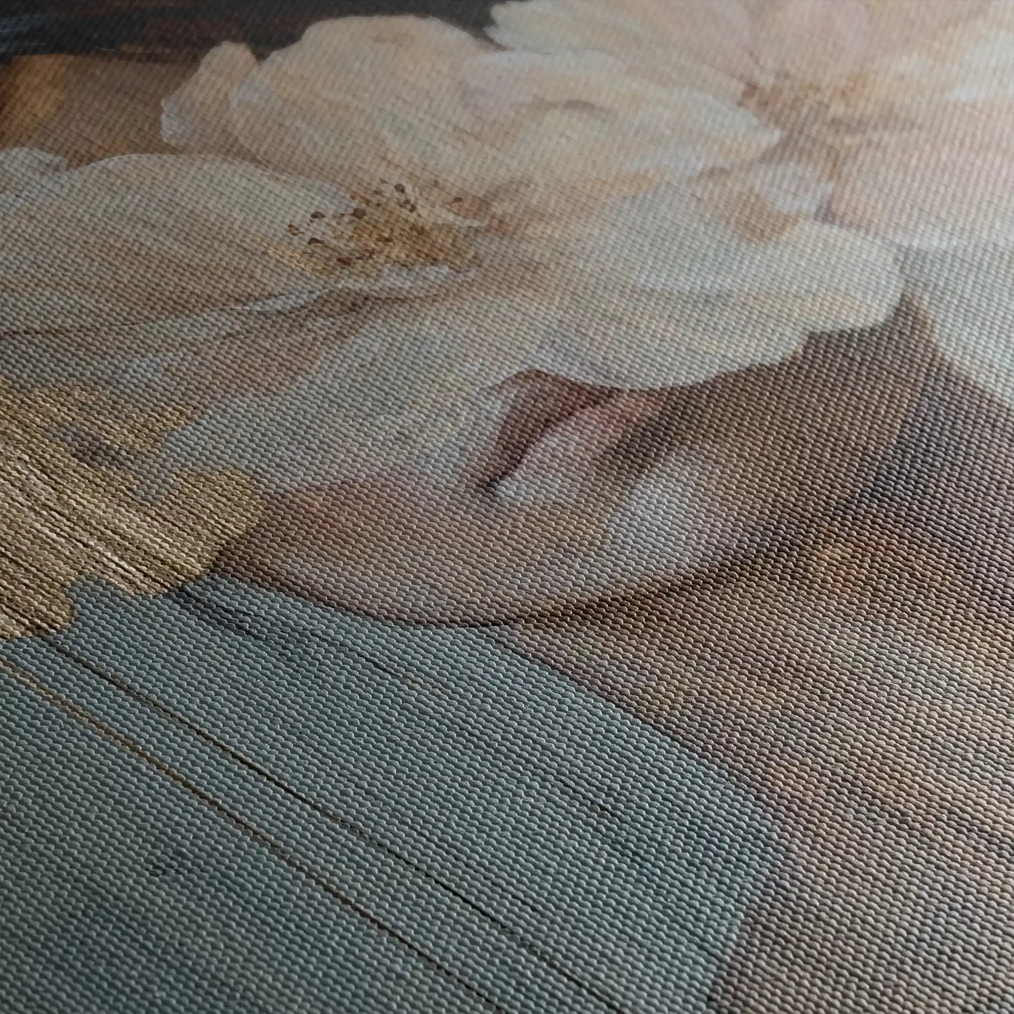 Portrait 127 Canvas Art 90 x 60 cm / Stretched on hidden frame