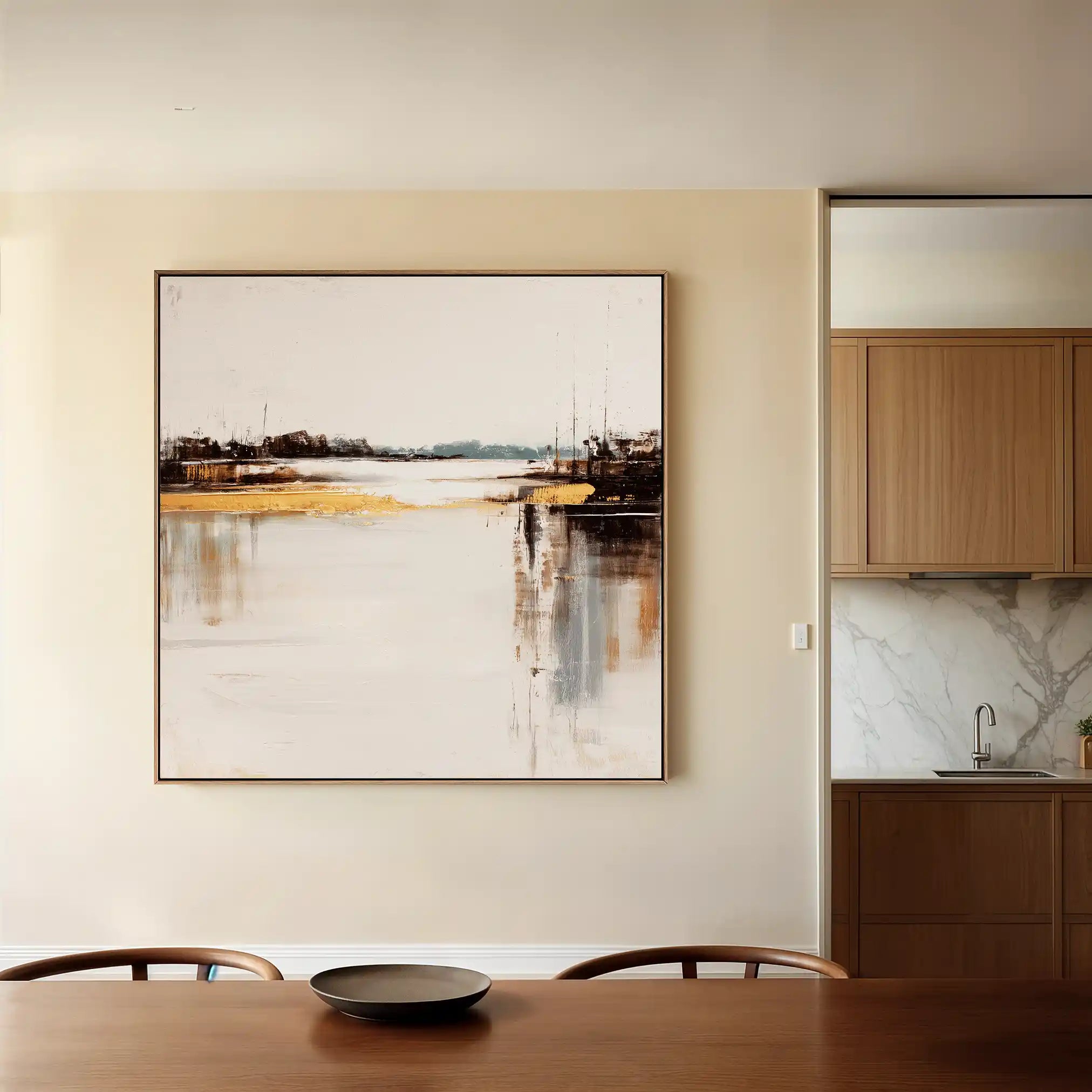 Abstract 1270 Canvas Art 60 x 60 cm / Stretched on hidden frame