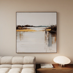 Abstract 1270 Canvas Art 60 x 60 cm / Stretched on hidden frame
