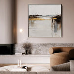 Abstract 1270 Canvas Art 60 x 60 cm / Stretched on hidden frame