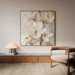 Floral Canvas Wall Art WAD1270-F 80 x 80 cm / Stretched on hidden frame