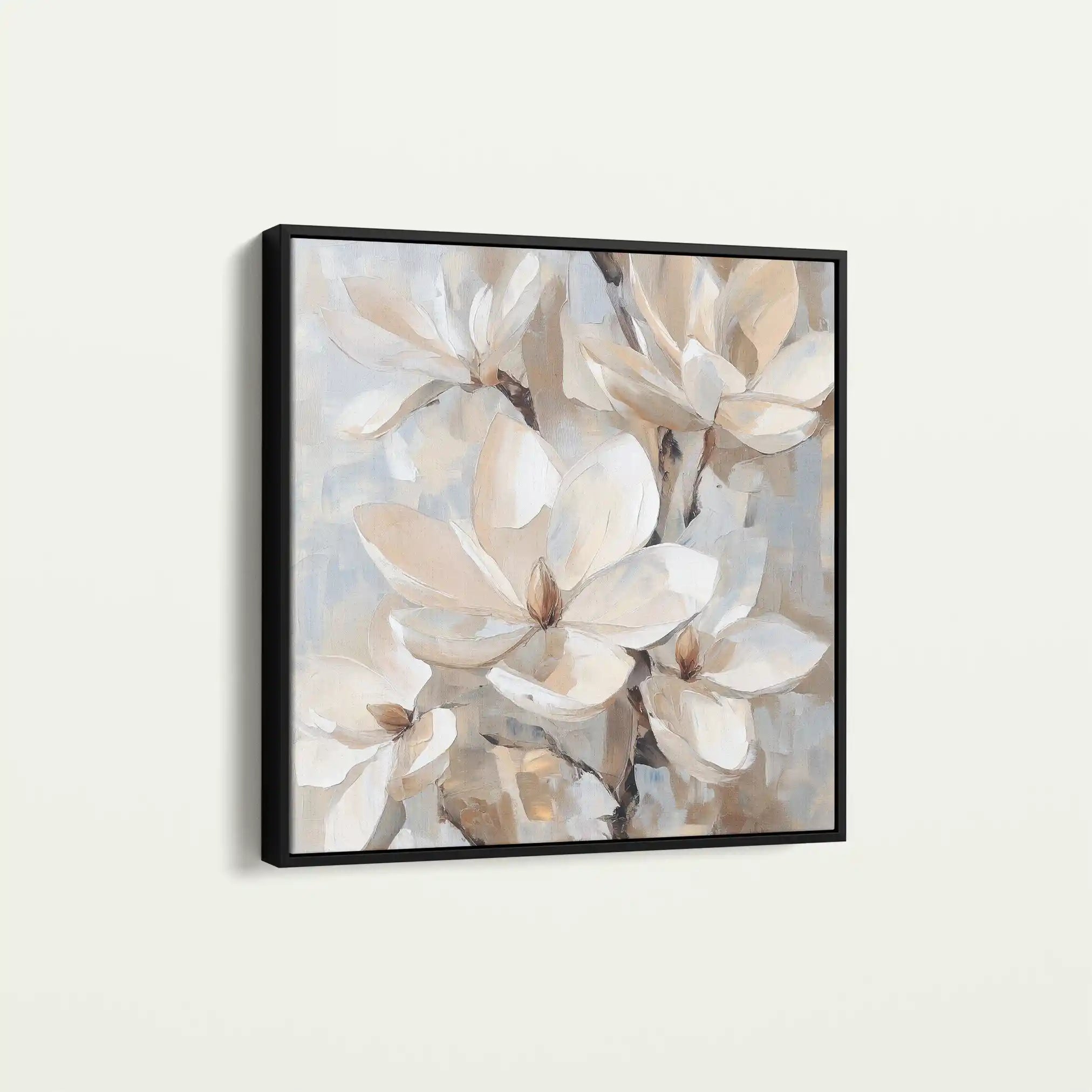 Floral Canvas Wall Art WAD1270-F 80 x 80 cm / Stretched on hidden frame