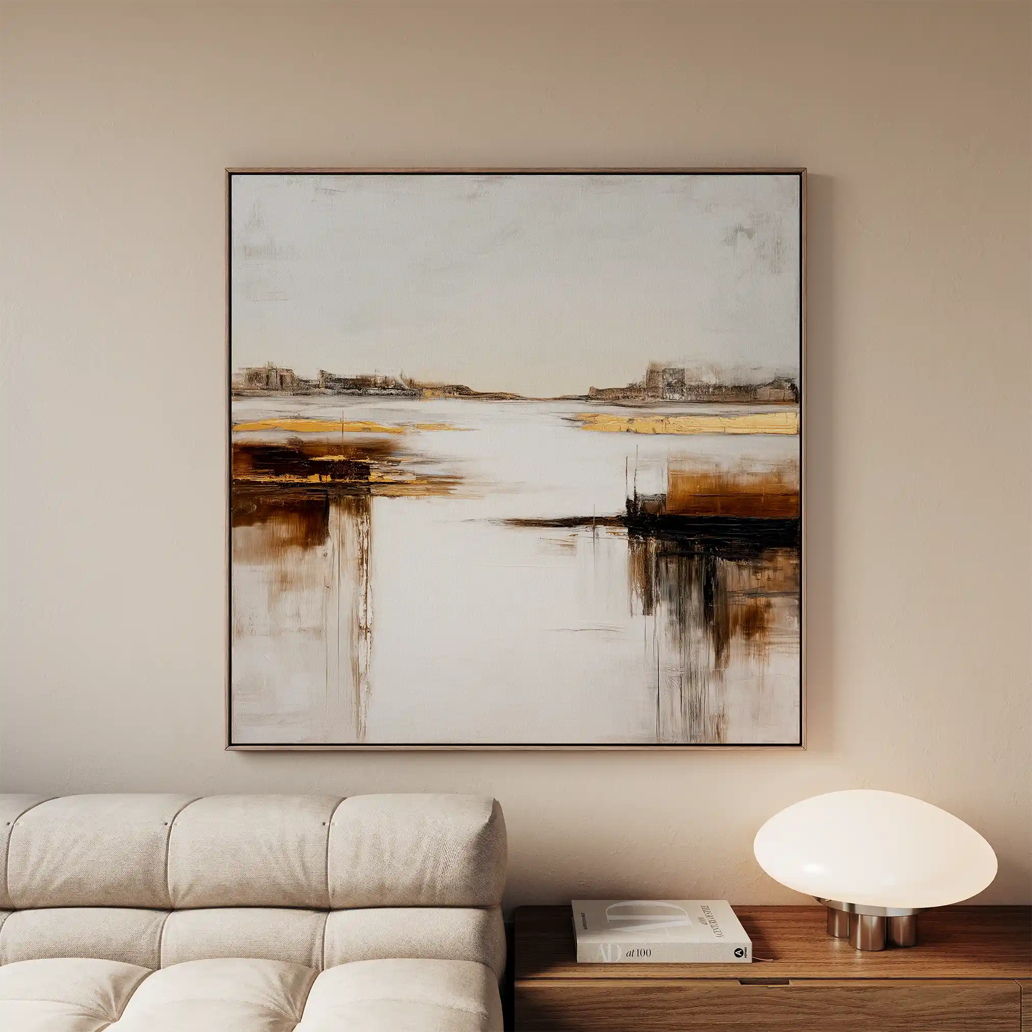 Abstract 1271 Canvas Art 60 x 60 cm / Stretched on hidden frame