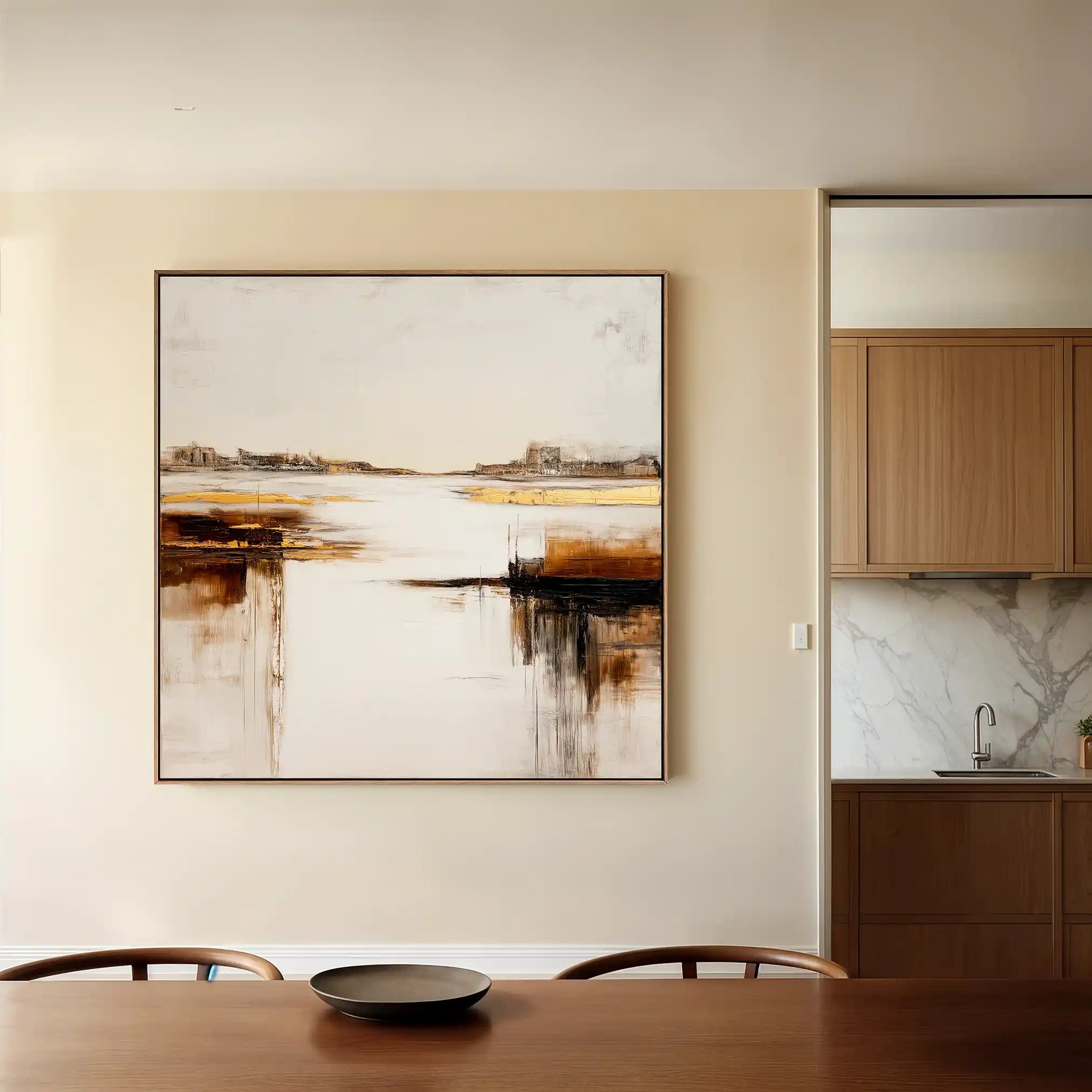 Abstract 1271 Canvas Art 60 x 60 cm / Stretched on hidden frame