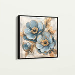 Floral Canvas Wall Art WAD1272-F 80 x 80 cm / Stretched on hidden frame