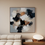 Abstract 1273 Canvas Art 60 x 60 cm / Stretched on hidden frame