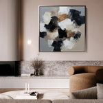 Abstract 1273 Canvas Art 60 x 60 cm / Stretched on hidden frame