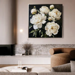 Floral Canvas Wall Art WAD1273-F 80 x 80 cm / Stretched on hidden frame