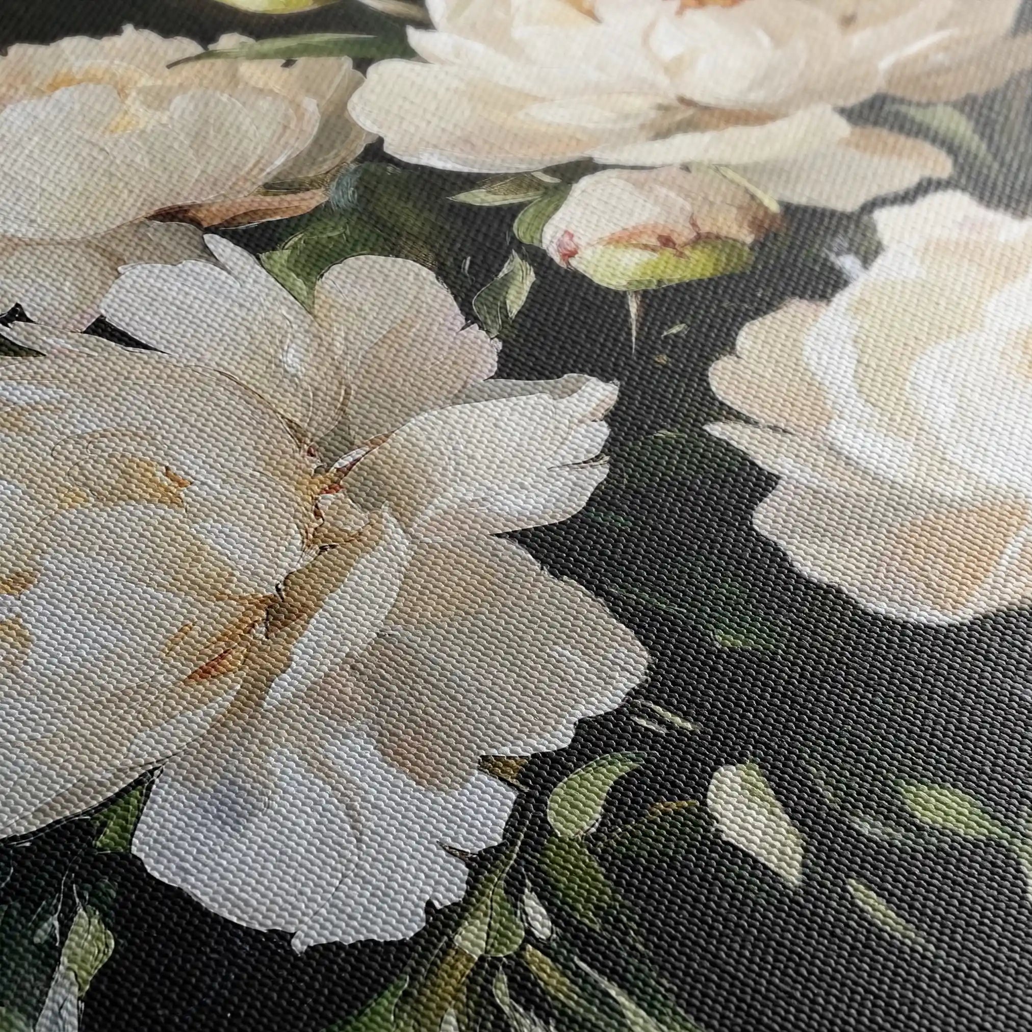 Floral Canvas Wall Art WAD1273-F 80 x 80 cm / Stretched on hidden frame